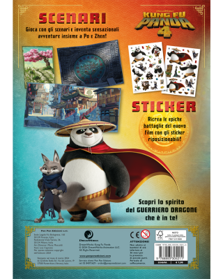Kung Fu Panda 4 Scenario sticker - Avventure Kung Fu